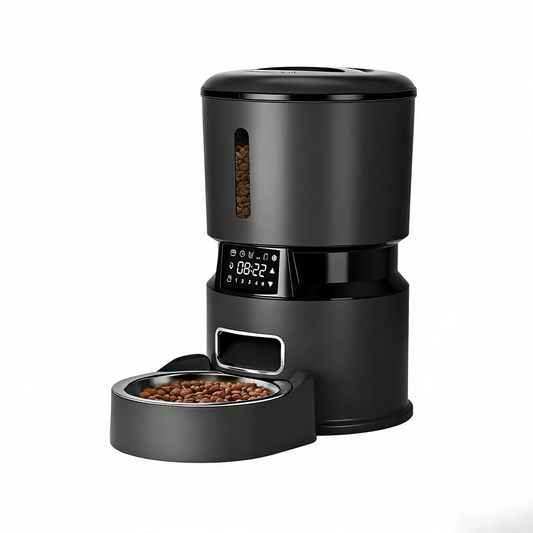 PawlyBro 4L Smart Automatic Cat Feeder – WiFi App-Controlled, Programmable Timed Meals, Anti-Jam Portion Control