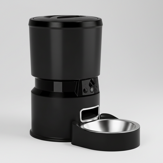 PawlyBro 4L Smart Pet Feeder with 1080P Camera - Front View