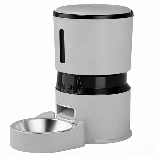 PawlyBro 4L Smart Pet Feeder with 1080P Camera - Front View