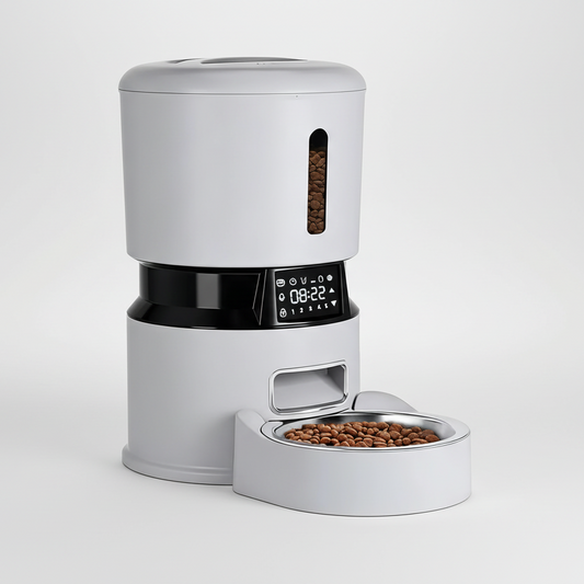 PawlyBro 4L Smart Automatic Cat Feeder – WiFi App-Controlled, Programmable Timed Meals, Anti-Jam Portion Control