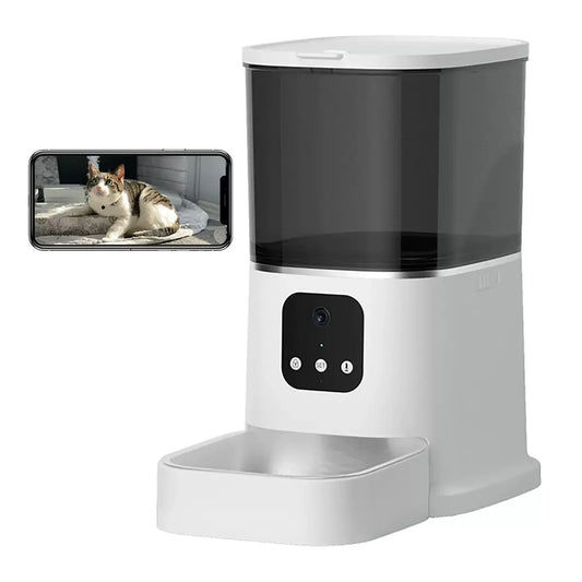 Smart Automatic Pet Feeder with HD Camera – App Control,& Video Recording | PawlyBro