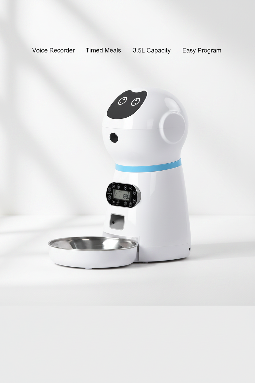 PawlyBro 3.5L Voice Recorder Feeder Poster